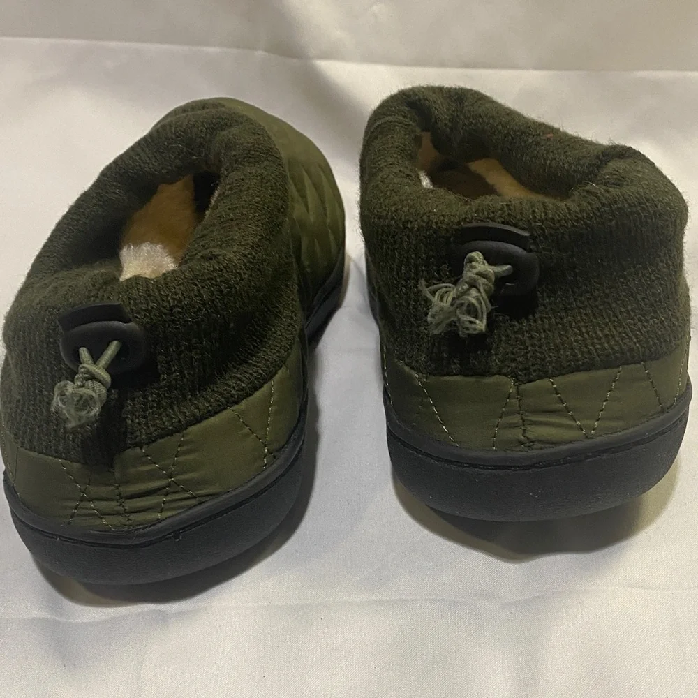 Vance Co Jc‎ Fargo Mens Olive Green Clog Slippers Size 8/9